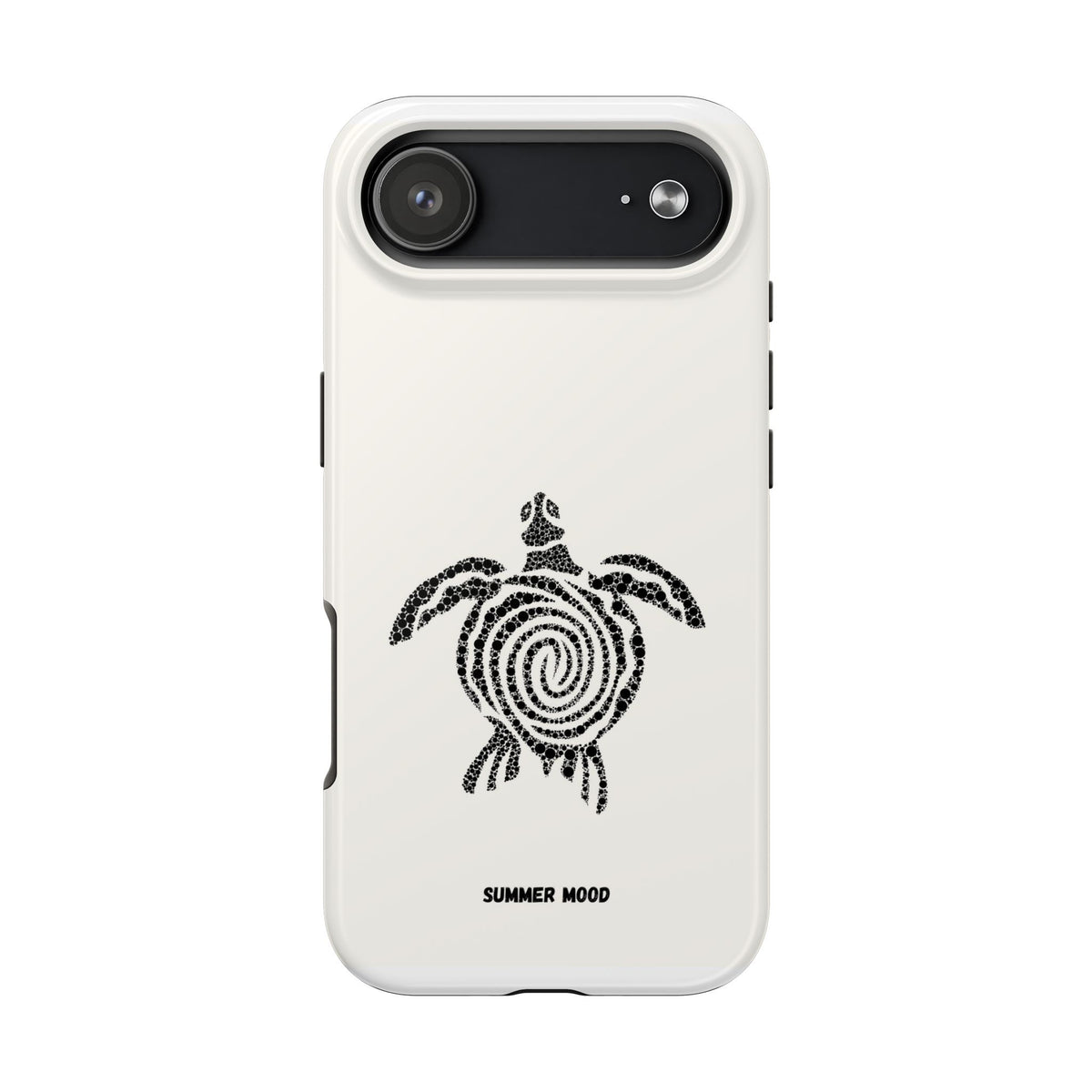 Turtle Spiral Tough Phone Case — "Summer Mood" Protective iPhone Cover