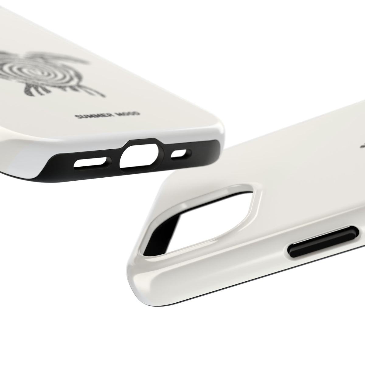 Turtle Spiral Tough Phone Case — "Summer Mood" Protective iPhone Cover