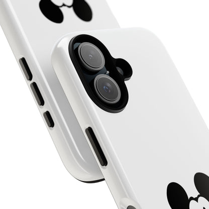 Mickey Face Phone Case - Minimal Cute Cartoon Protective Tough Case