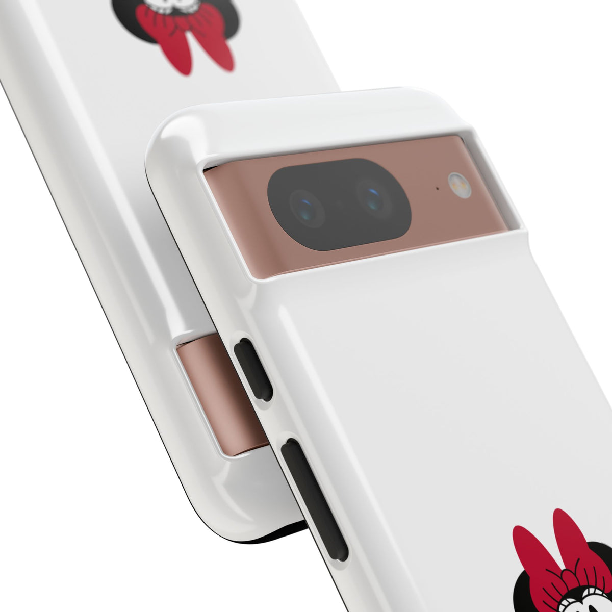 Minnie Mouse Tough Phone Case — Cute Red Bow Protective iPhone Cover