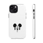 Mickey Face Phone Case - Minimal Cute Cartoon Protective Tough Case