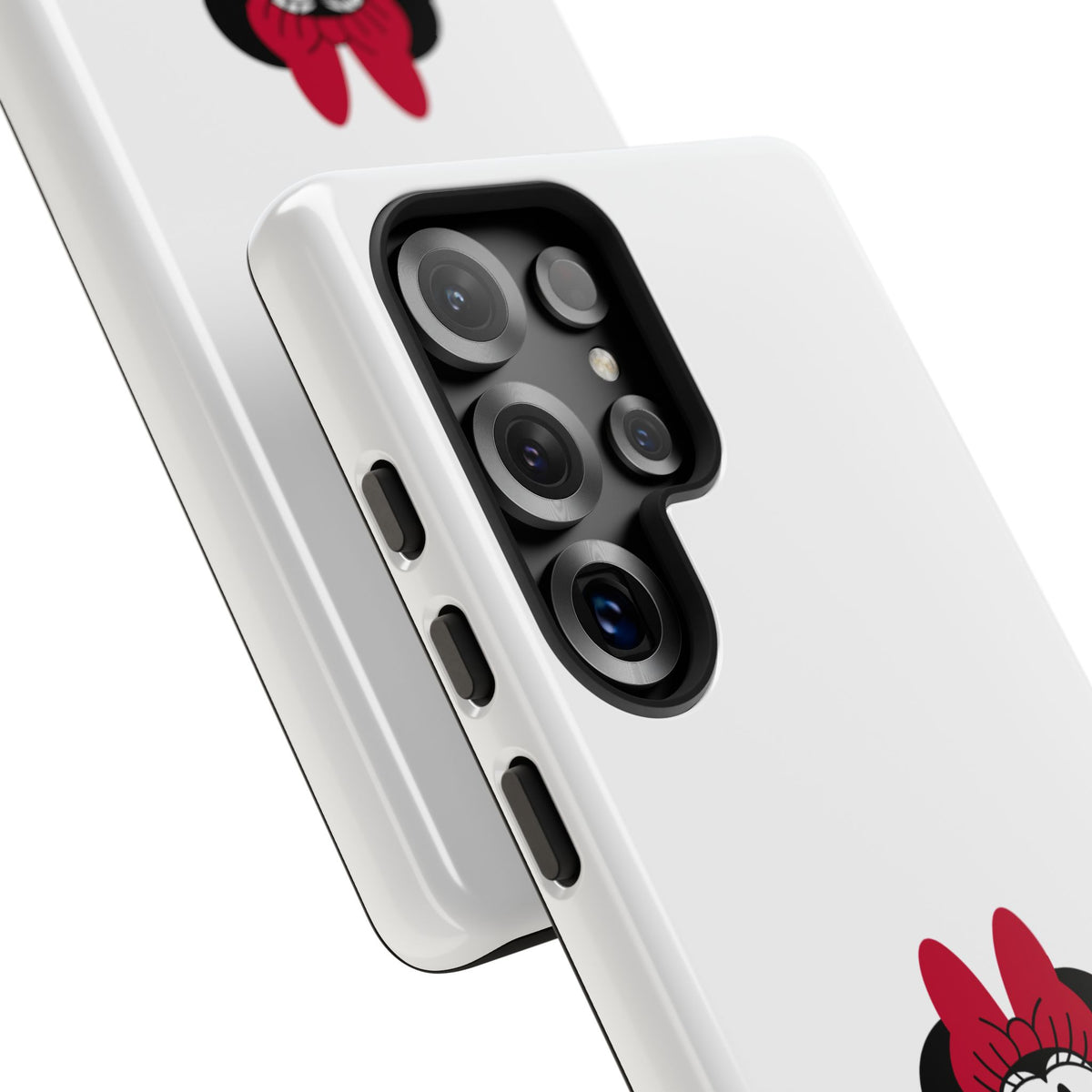 Minnie Mouse Tough Phone Case — Cute Red Bow Protective iPhone Cover