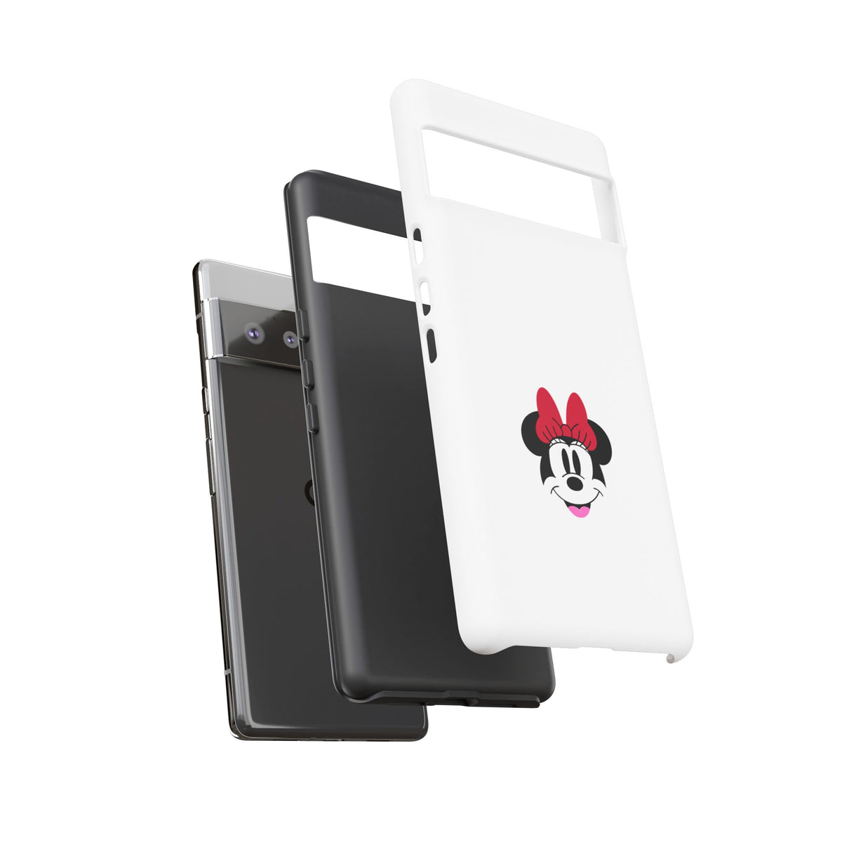 Minnie Mouse Tough Phone Case — Cute Red Bow Protective iPhone Cover