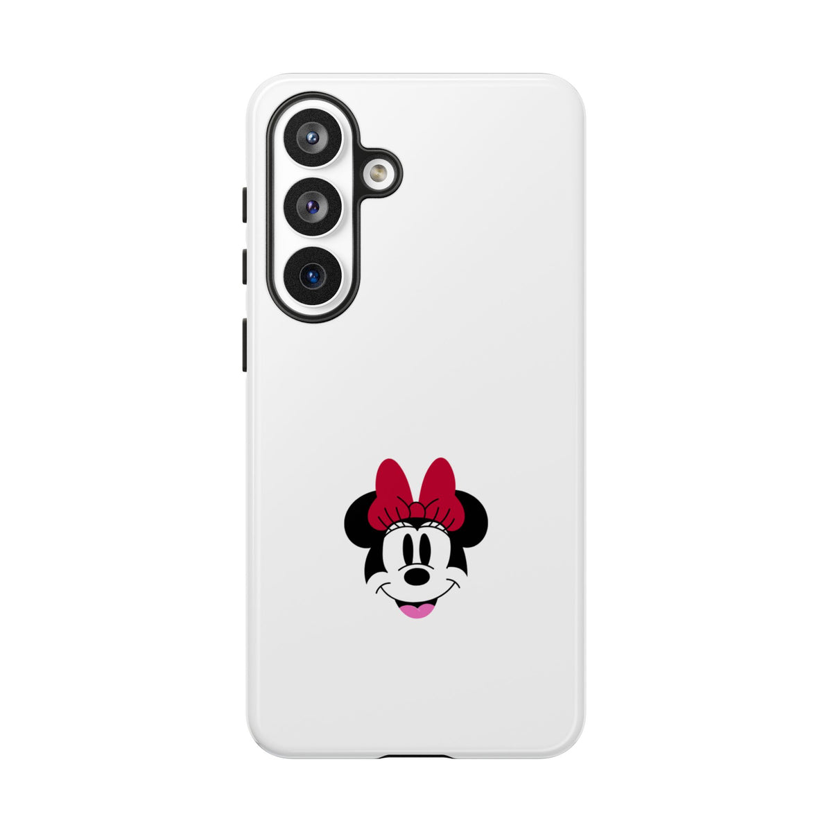 Minnie Mouse Tough Phone Case — Cute Red Bow Protective iPhone Cover