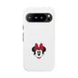 Minnie Mouse Tough Phone Case — Cute Red Bow Protective iPhone Cover