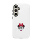 Minnie Mouse Tough Phone Case — Cute Red Bow Protective iPhone Cover