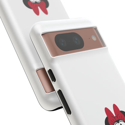 Minnie Mouse Tough Phone Case — Cute Red Bow Protective iPhone Cover