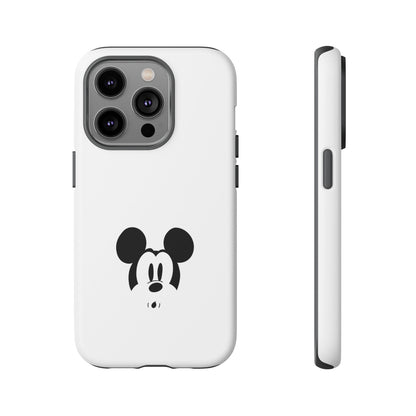 Mickey Face Phone Case - Minimal Cute Cartoon Protective Tough Case