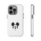 Mickey Face Phone Case - Minimal Cute Cartoon Protective Tough Case