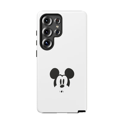 Mickey Face Phone Case - Minimal Cute Cartoon Protective Tough Case