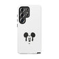 Mickey Face Phone Case - Minimal Cute Cartoon Protective Tough Case