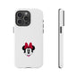 Minnie Mouse Tough Phone Case — Cute Red Bow Protective iPhone Cover