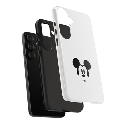 Mickey Face Phone Case - Minimal Cute Cartoon Protective Tough Case