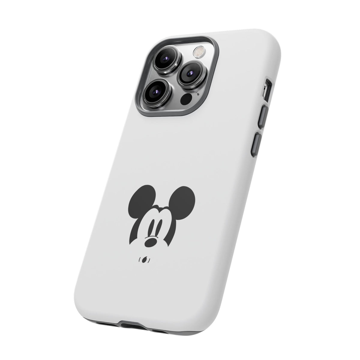 Mickey Face Phone Case - Minimal Cute Cartoon Protective Tough Case