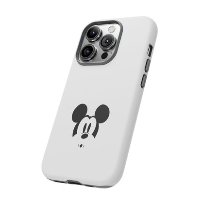 Mickey Face Phone Case - Minimal Cute Cartoon Protective Tough Case