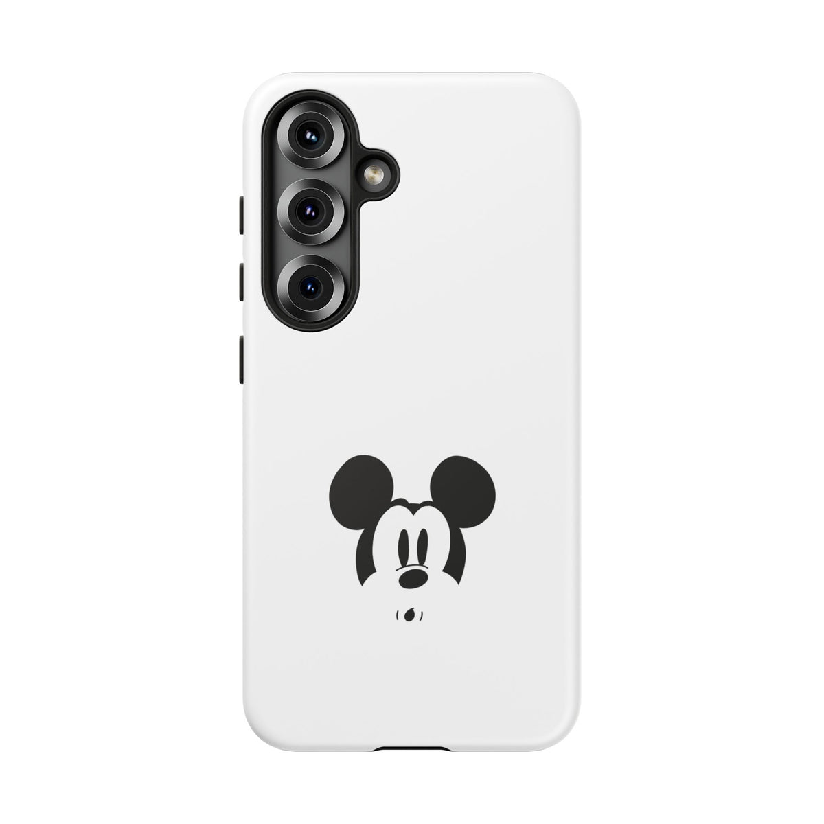 Mickey Face Phone Case - Minimal Cute Cartoon Protective Tough Case