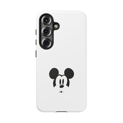 Mickey Face Phone Case - Minimal Cute Cartoon Protective Tough Case