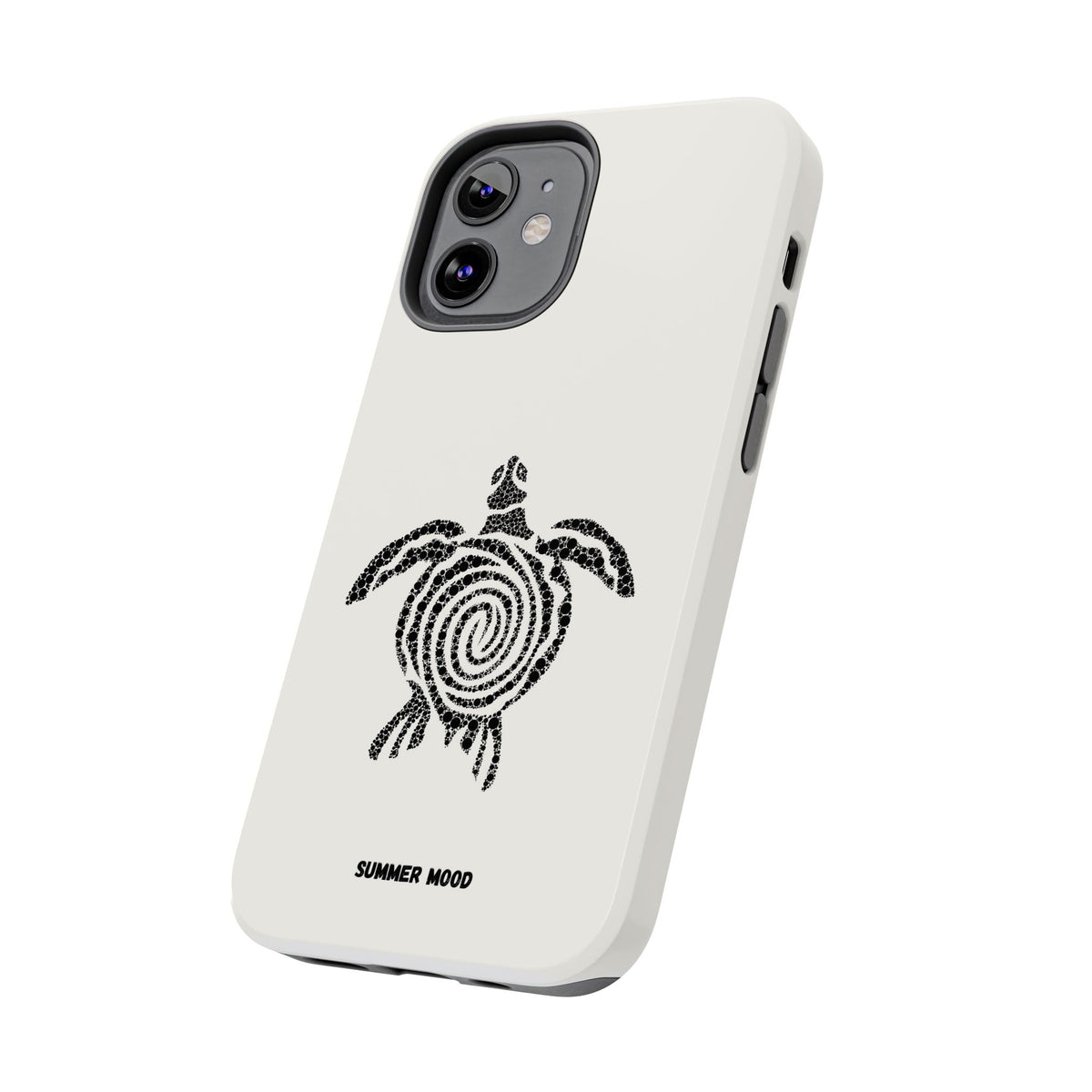 Turtle Spiral Tough Phone Case — "Summer Mood" Protective iPhone Cover