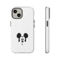 Mickey Face Phone Case - Minimal Cute Cartoon Protective Tough Case