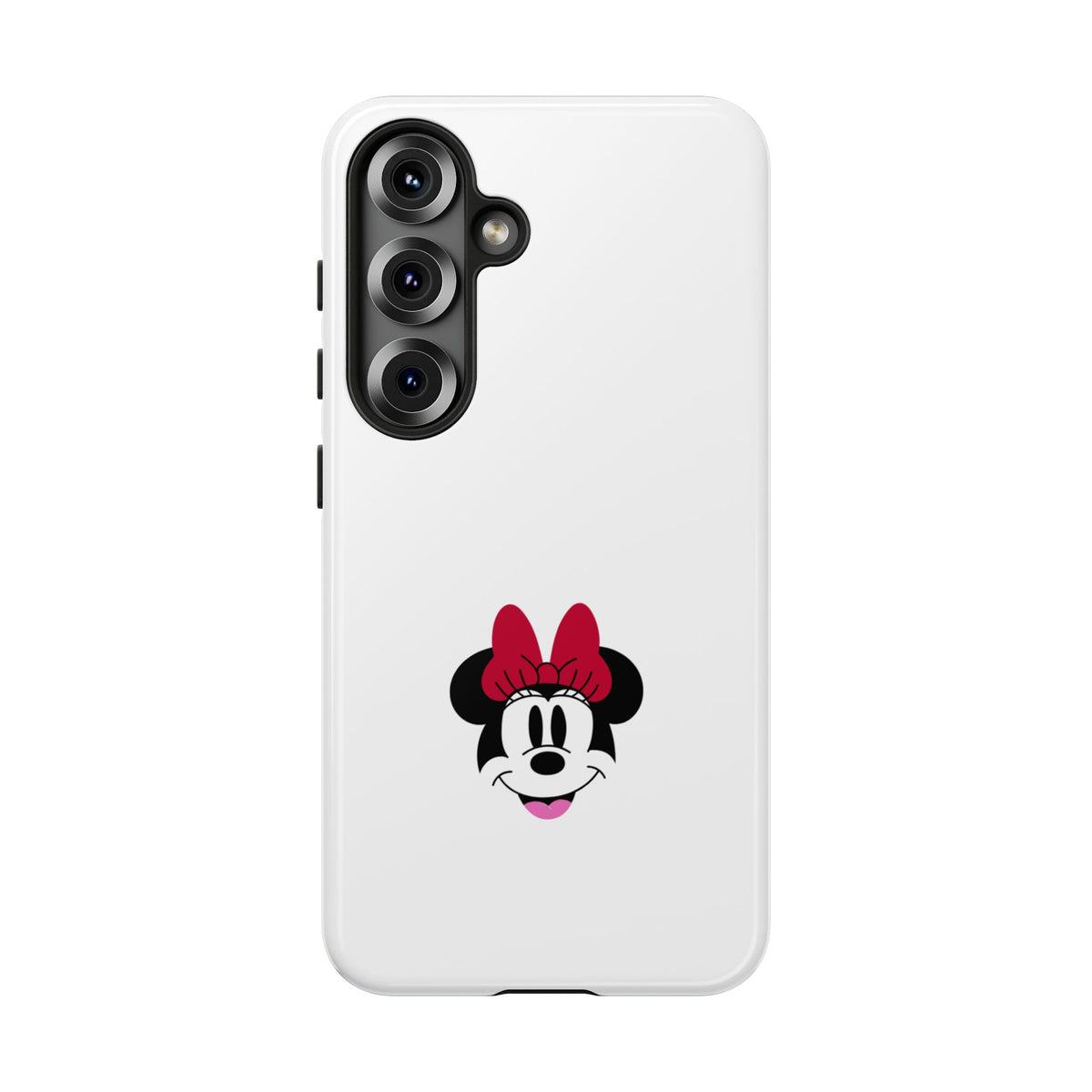 Minnie Mouse Tough Phone Case — Cute Red Bow Protective iPhone Cover