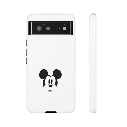 Mickey Face Phone Case - Minimal Cute Cartoon Protective Tough Case