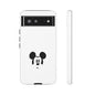 Mickey Face Phone Case - Minimal Cute Cartoon Protective Tough Case