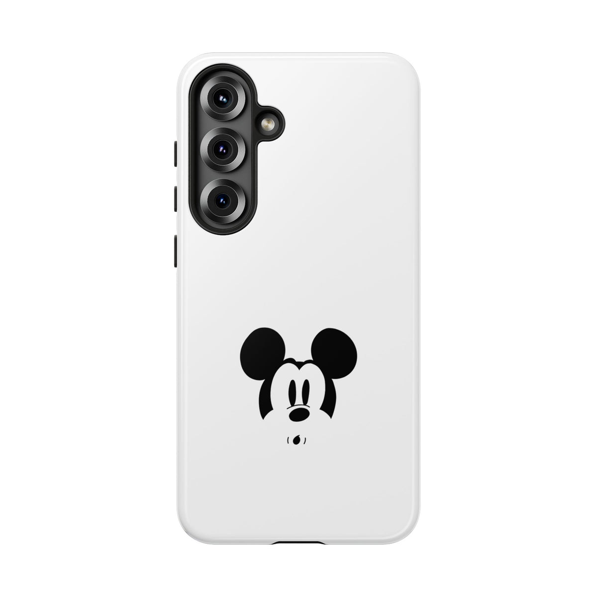 Mickey Face Phone Case - Minimal Cute Cartoon Protective Tough Case