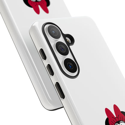 Minnie Mouse Tough Phone Case — Cute Red Bow Protective iPhone Cover