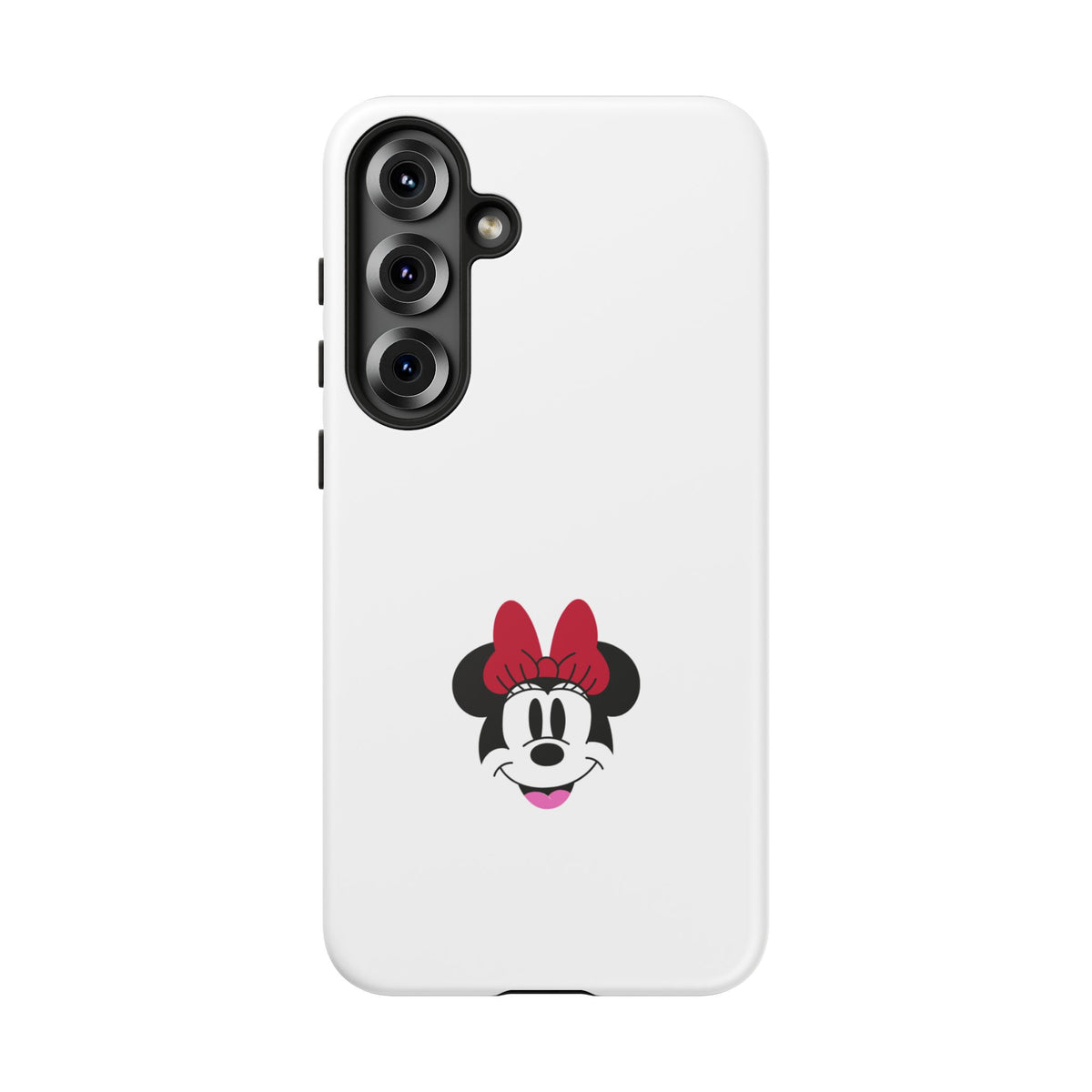 Minnie Mouse Tough Phone Case — Cute Red Bow Protective iPhone Cover