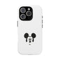 Mickey Face Phone Case - Minimal Cute Cartoon Protective Tough Case