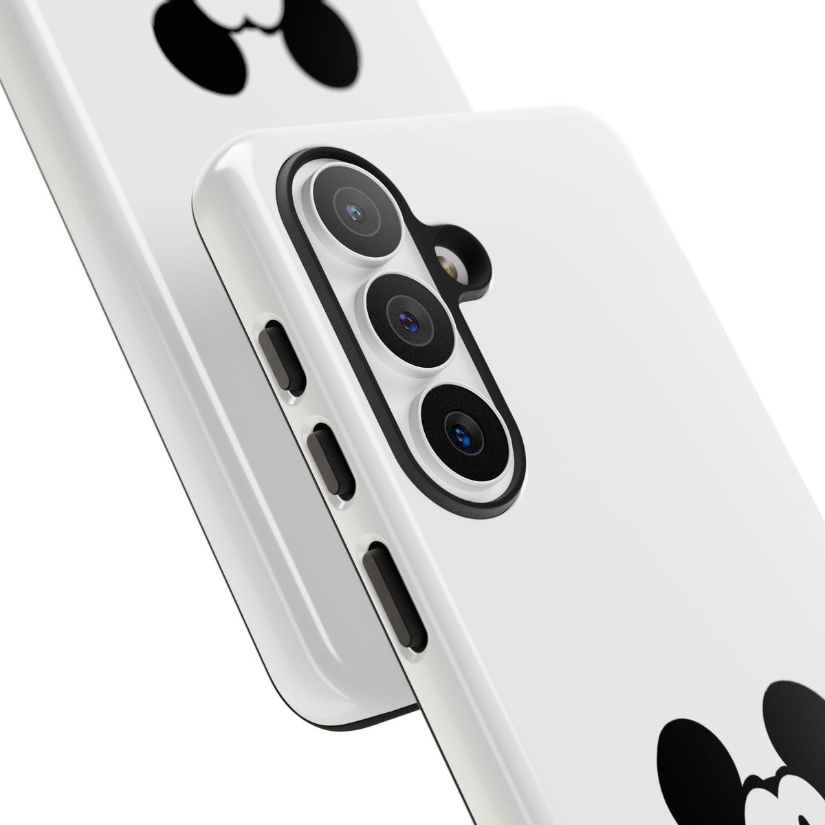 Mickey Face Phone Case - Minimal Cute Cartoon Protective Tough Case