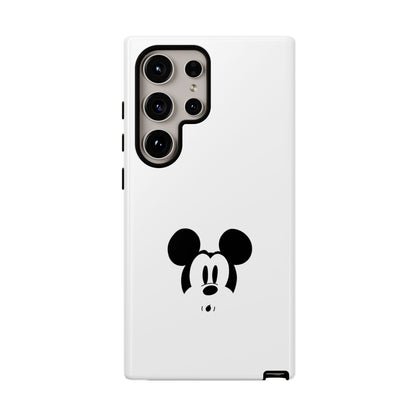 Mickey Face Phone Case - Minimal Cute Cartoon Protective Tough Case