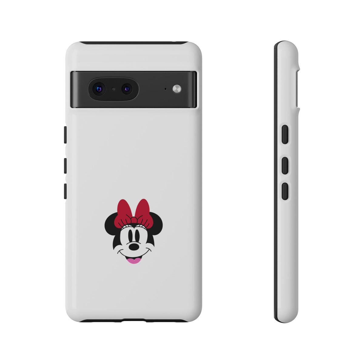 Minnie Mouse Tough Phone Case — Cute Red Bow Protective iPhone Cover