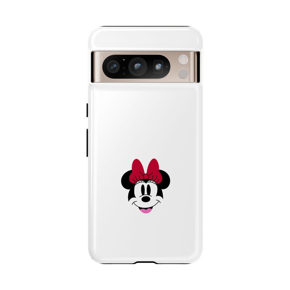 Minnie Mouse Tough Phone Case — Cute Red Bow Protective iPhone Cover