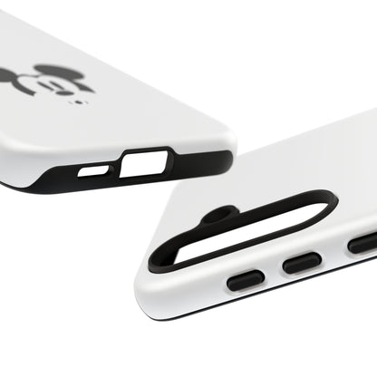 Mickey Face Phone Case - Minimal Cute Cartoon Protective Tough Case