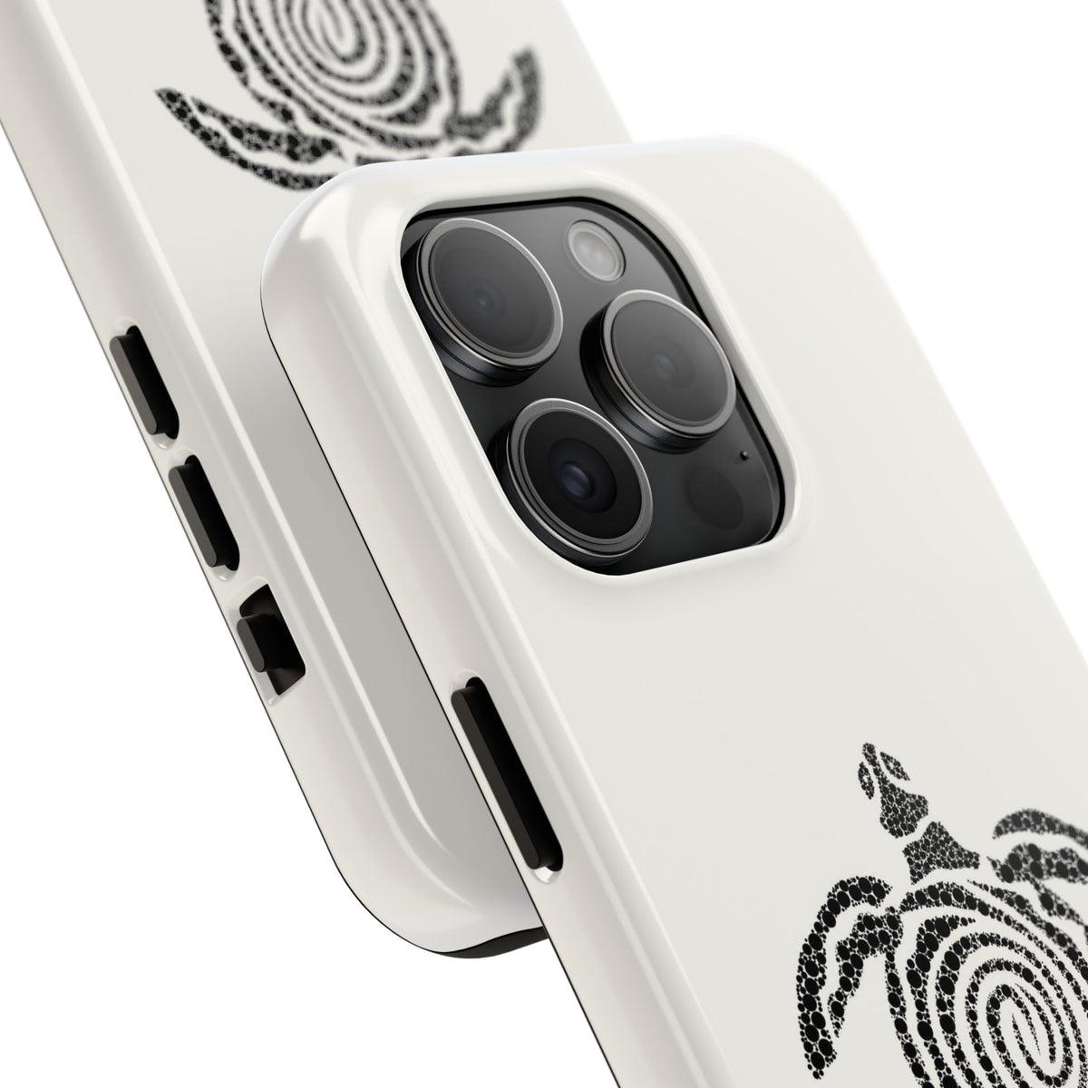 Turtle Spiral Tough Phone Case — "Summer Mood" Protective iPhone Cover