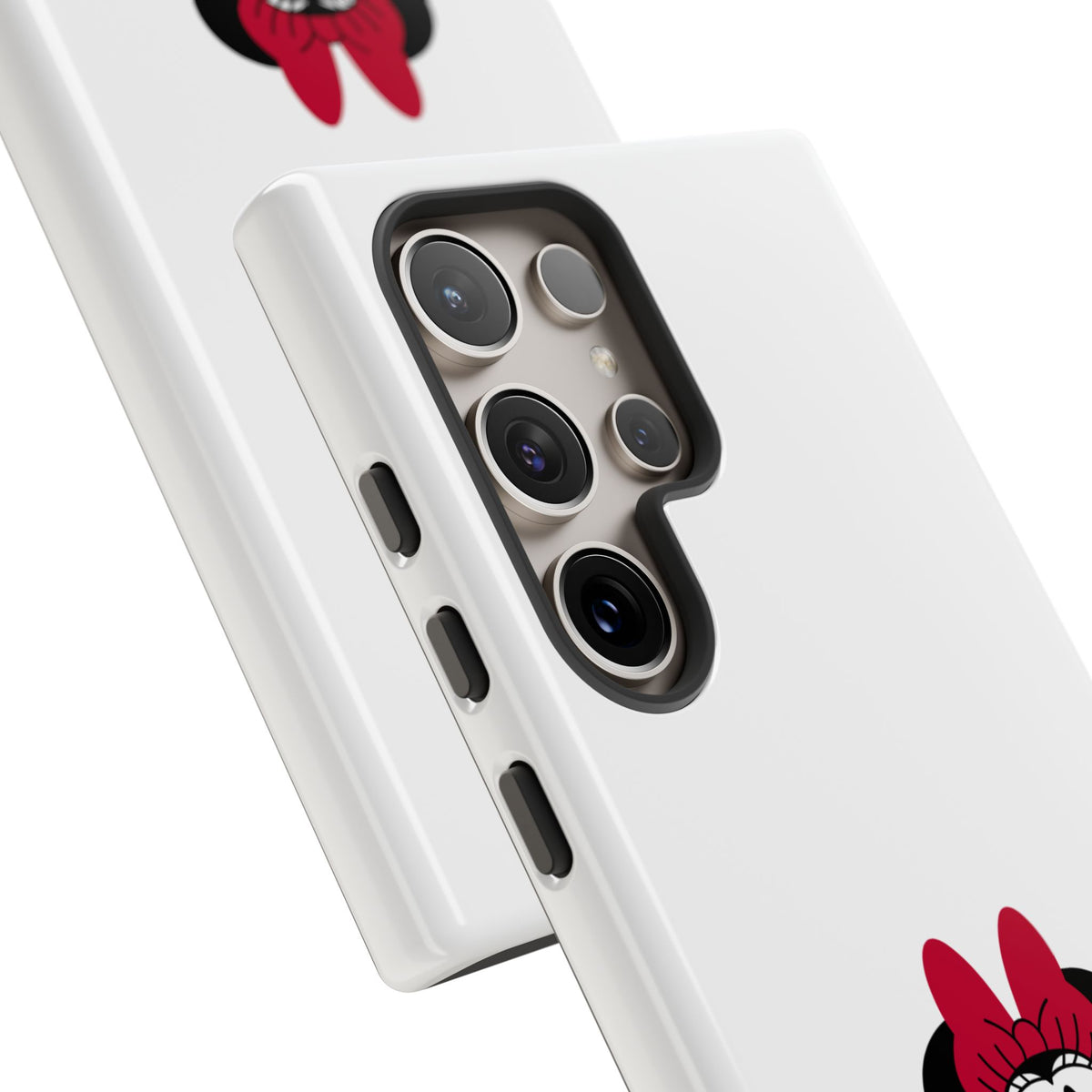 Minnie Mouse Tough Phone Case — Cute Red Bow Protective iPhone Cover