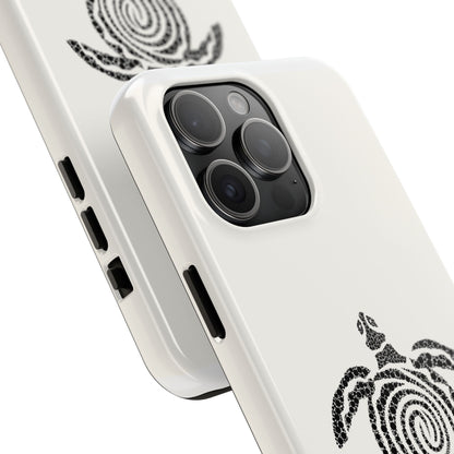 Turtle Spiral Tough Phone Case — "Summer Mood" Protective iPhone Cover