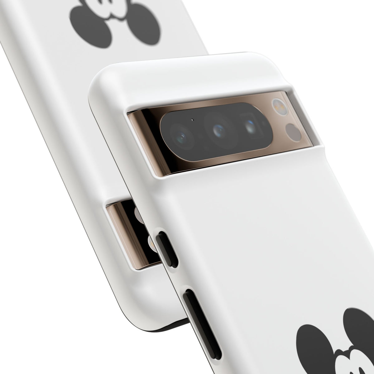 Mickey Face Phone Case - Minimal Cute Cartoon Protective Tough Case
