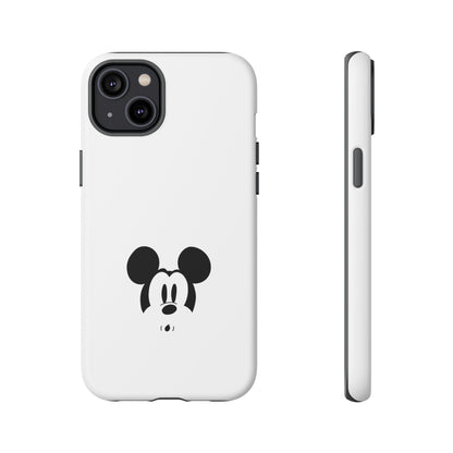 Mickey Face Phone Case - Minimal Cute Cartoon Protective Tough Case