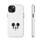 Mickey Face Phone Case - Minimal Cute Cartoon Protective Tough Case
