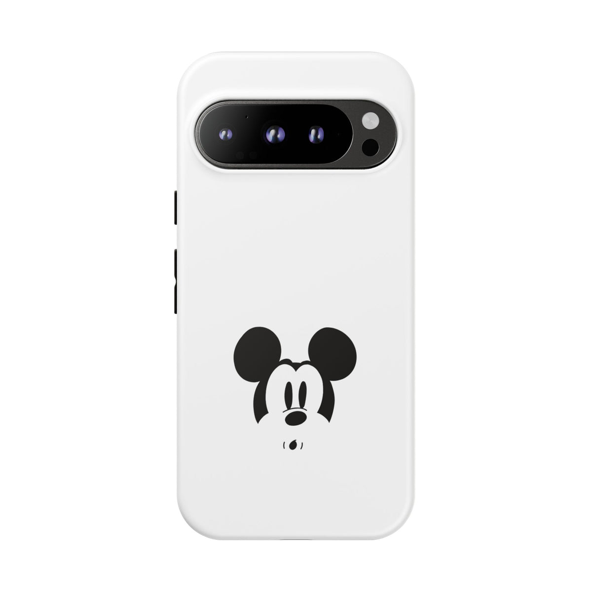 Mickey Face Phone Case - Minimal Cute Cartoon Protective Tough Case