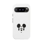 Mickey Face Phone Case - Minimal Cute Cartoon Protective Tough Case
