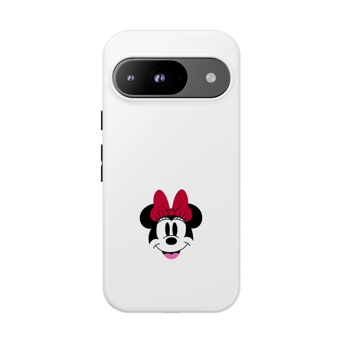 Minnie Mouse Tough Phone Case — Cute Red Bow Protective iPhone Cover