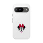 Minnie Mouse Tough Phone Case — Cute Red Bow Protective iPhone Cover