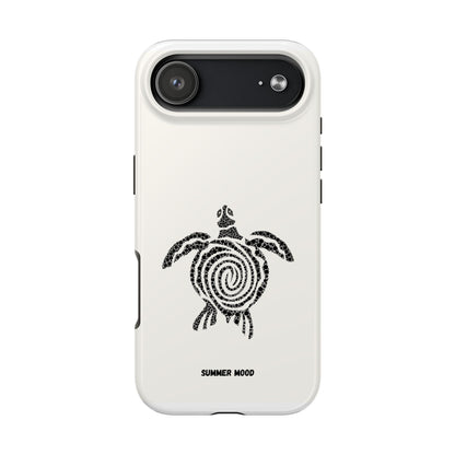 Turtle Spiral Tough Phone Case — "Summer Mood" Protective iPhone Cover