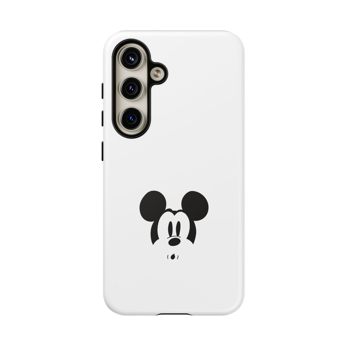 Mickey Face Phone Case - Minimal Cute Cartoon Protective Tough Case