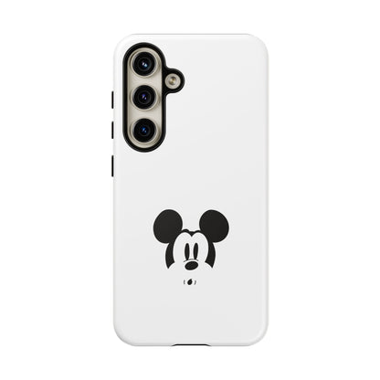 Mickey Face Phone Case - Minimal Cute Cartoon Protective Tough Case