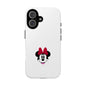 Minnie Mouse Tough Phone Case — Cute Red Bow Protective iPhone Cover