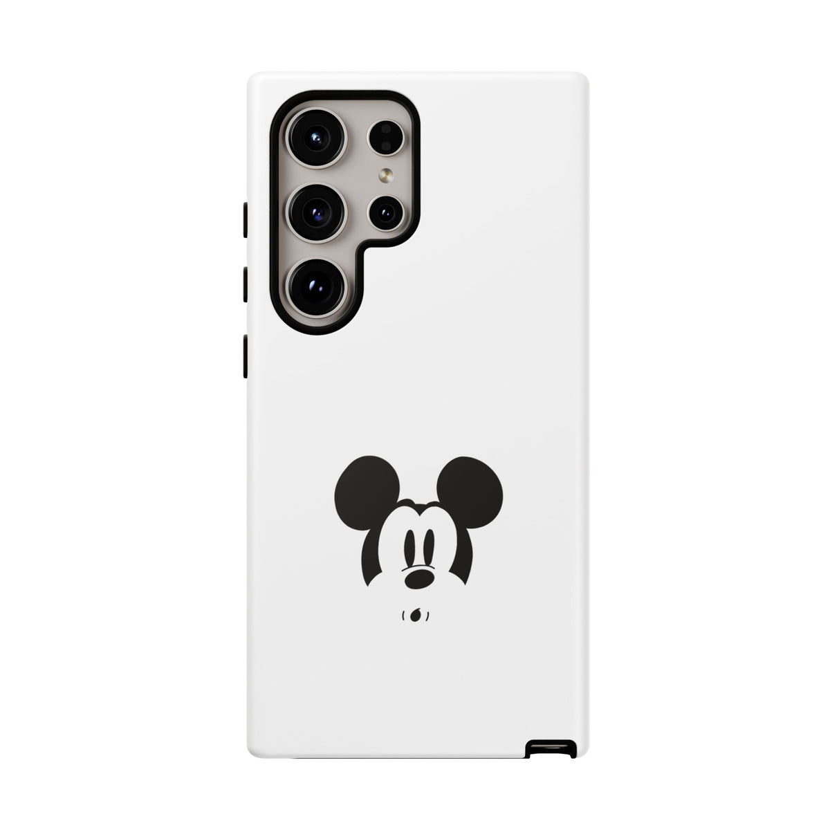 Mickey Face Phone Case - Minimal Cute Cartoon Protective Tough Case